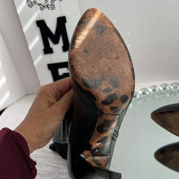 DOLCE & Gabbana black Stretch leather jersey ankle boots size 41 - Picture 8 of 17